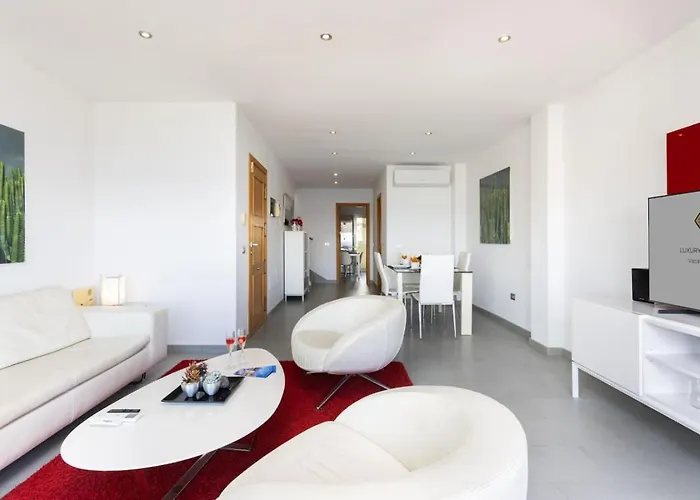 公寓 Luxury Penthouse With Sea Views And Terrace La Caleta