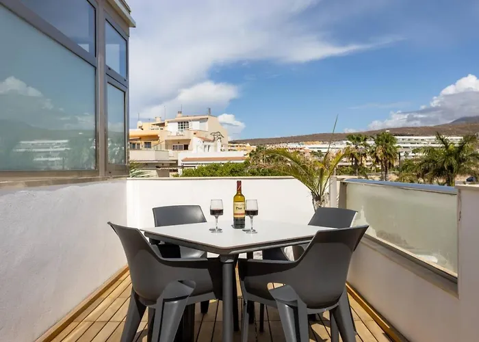 公寓 Luxury Penthouse With Sea Views And Terrace La Caleta 阿德耶