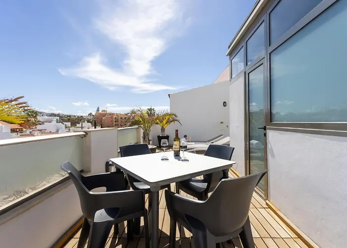 Luxury Penthouse With Sea Views And Terrace La Caleta 公寓 *