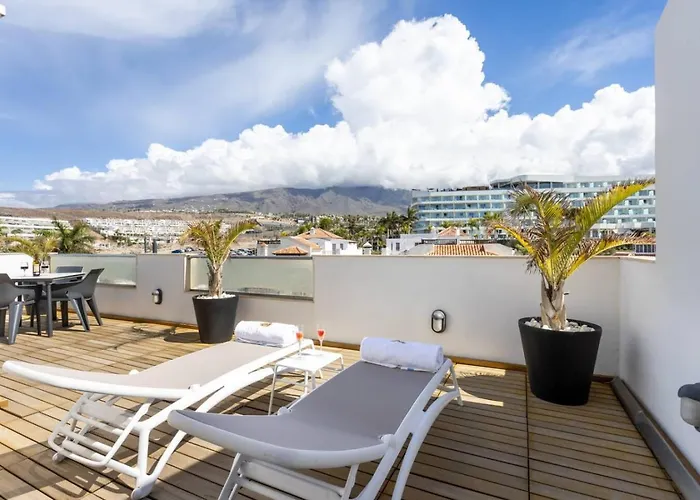公寓 Luxury Penthouse With Sea Views And Terrace La Caleta *